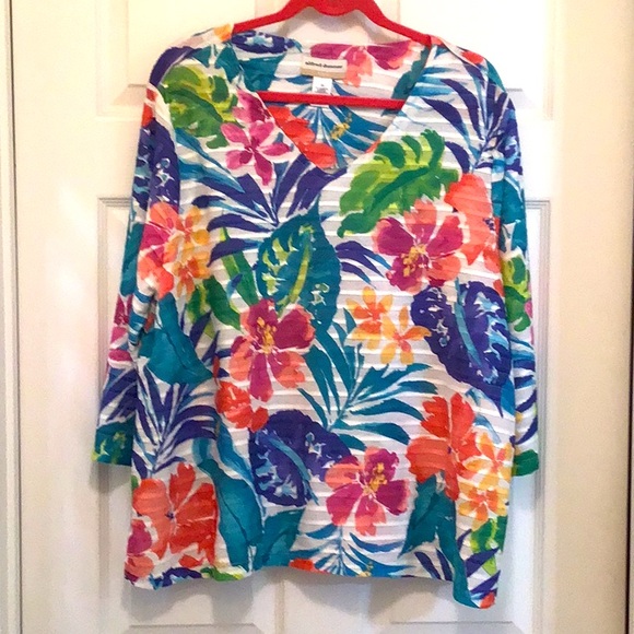 Alfred Dunner Calypso Top - Picture 2 of 6